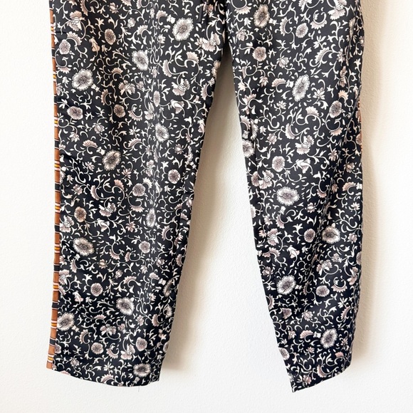 Scotch & Soda Palm Cove Striped Floral Tuxedo Silky Pants - Picture 6 of 15